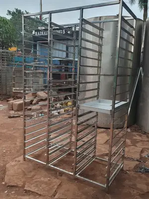 Commercial Stainless Bread Trolley Rack