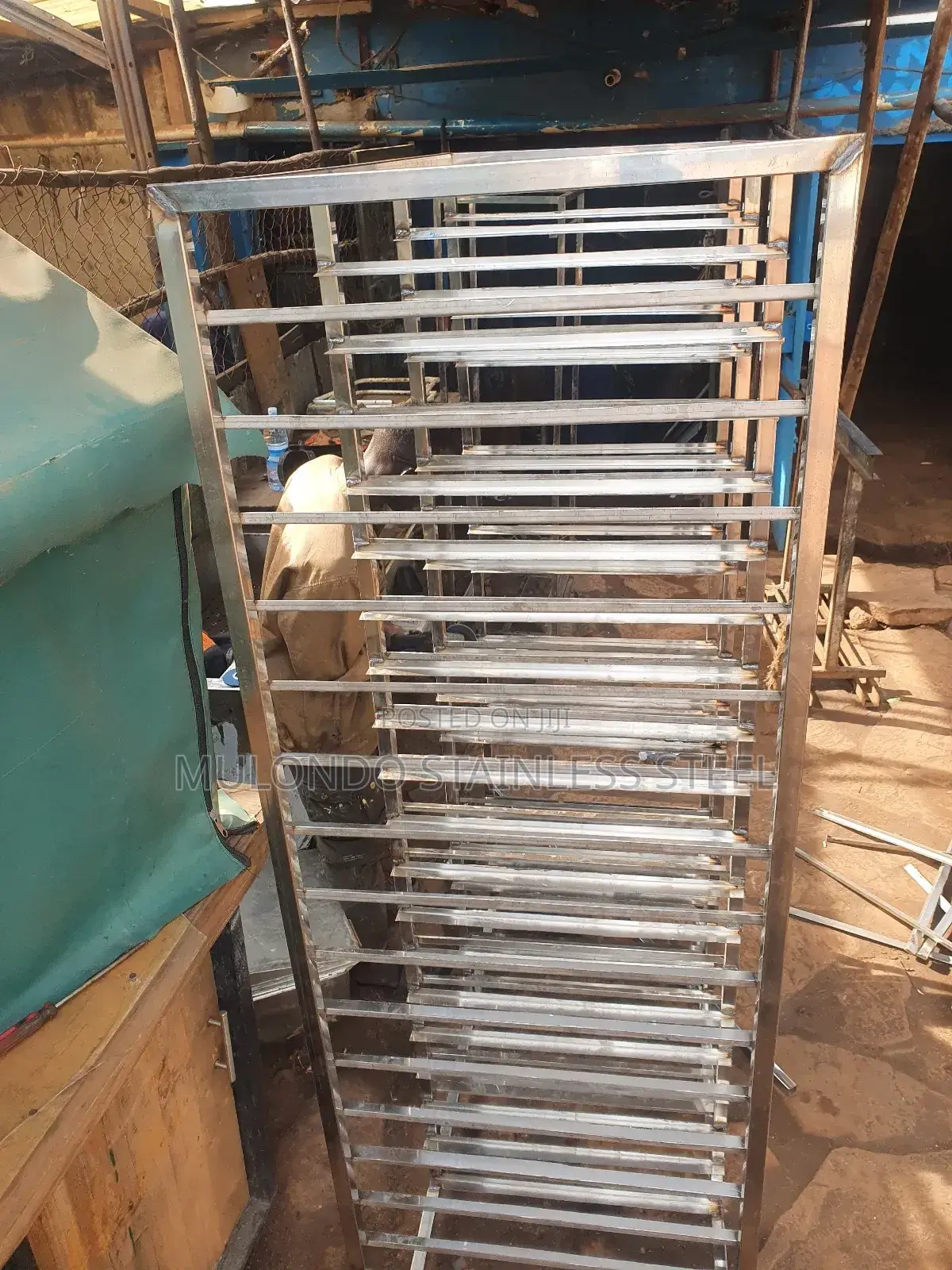 Commercial Stainless Bread Trolley Rack