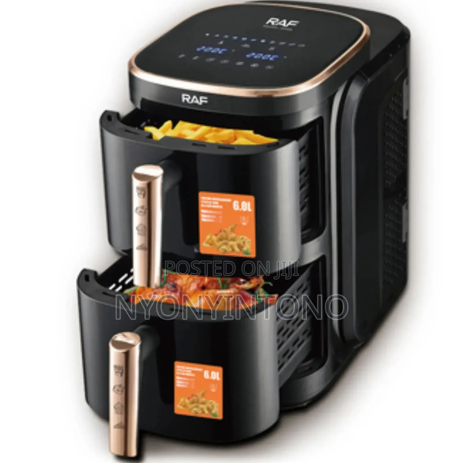 Raf 6l + 6l Double Digital Air Fryer R5396