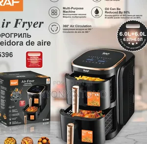 Raf 6l + 6l Double Digital Air Fryer R5396