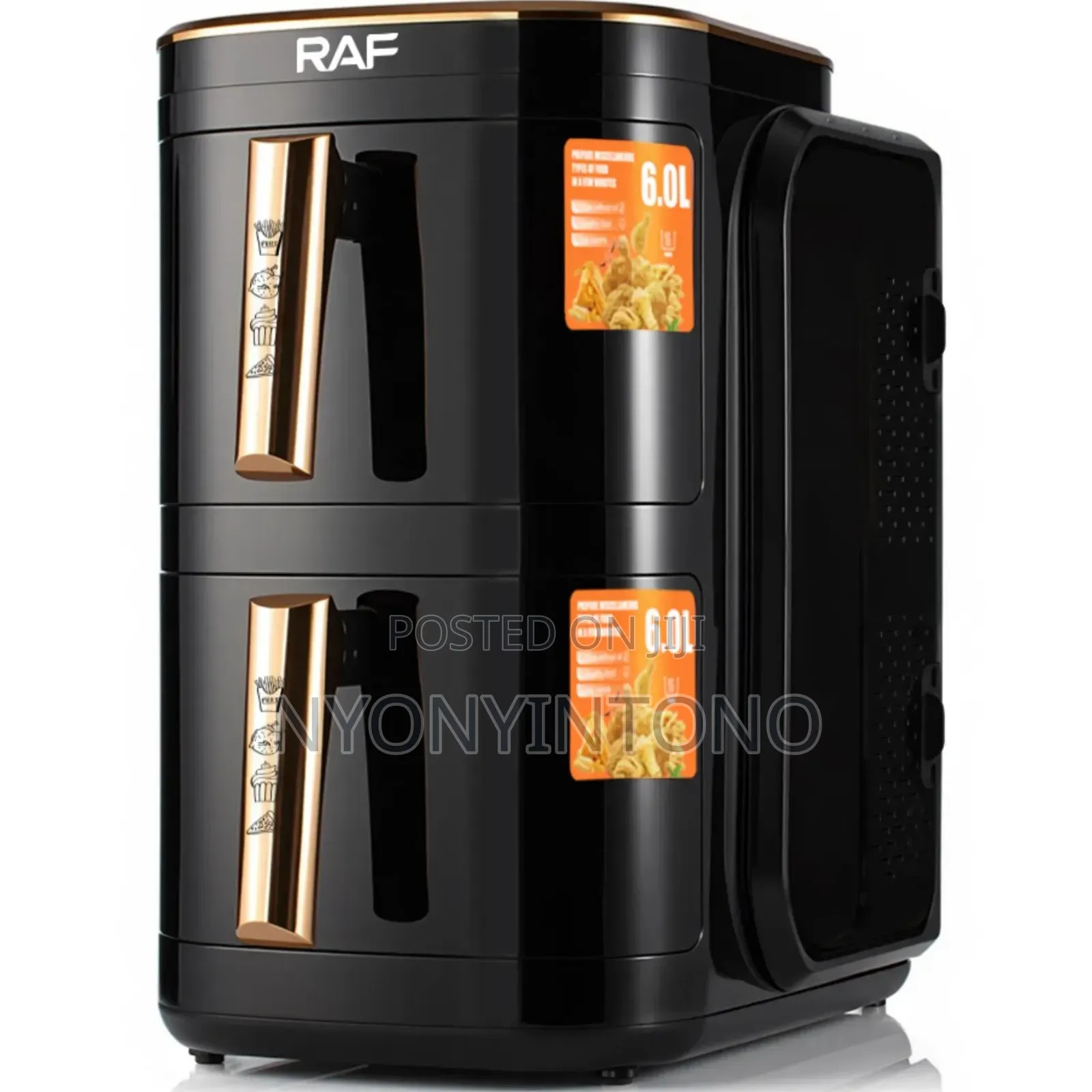 Raf 6l + 6l Double Digital Air Fryer R5396