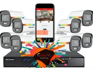 8-Channel Hikvision Colorvu Surveillance Camera