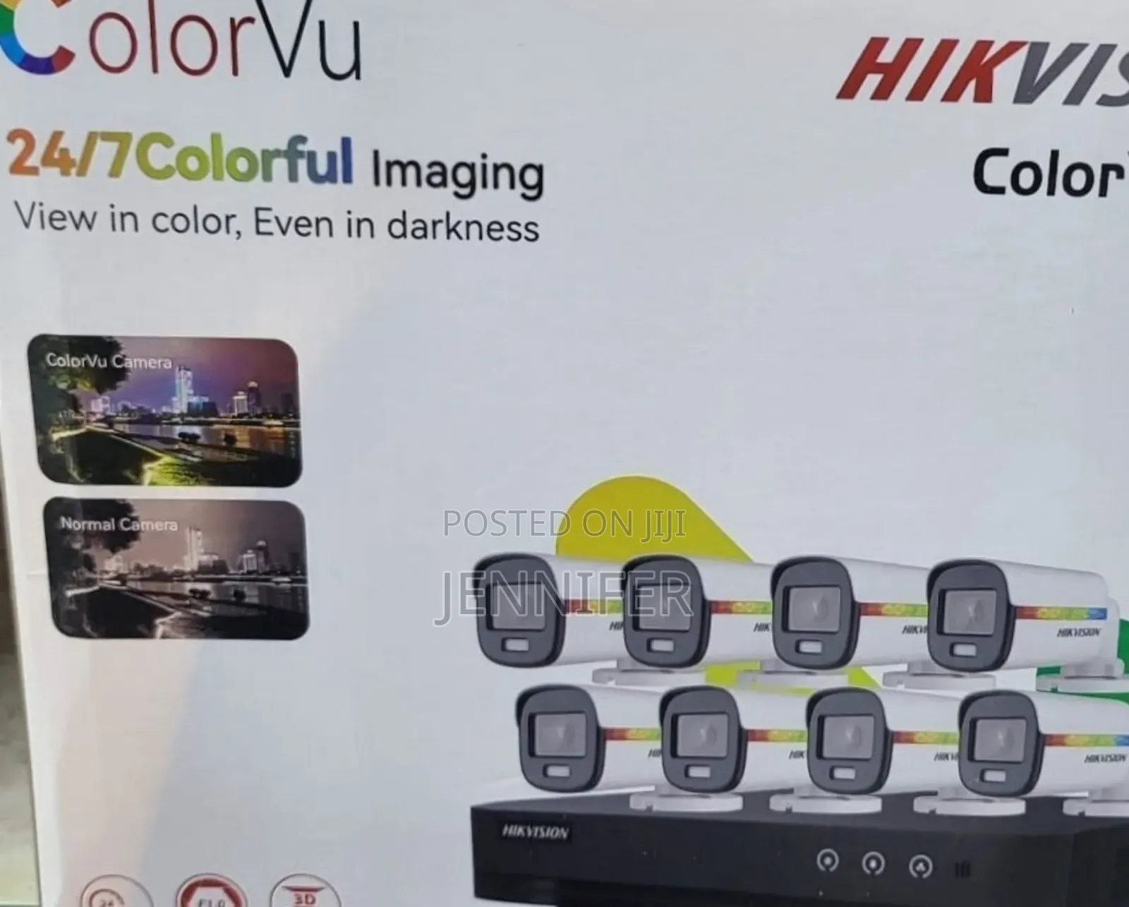 8-Channel Hikvision Colorvu Surveillance Camera