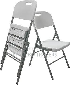 1-Seater Durable and Lightweight Armless Blow Mold Folding Chair