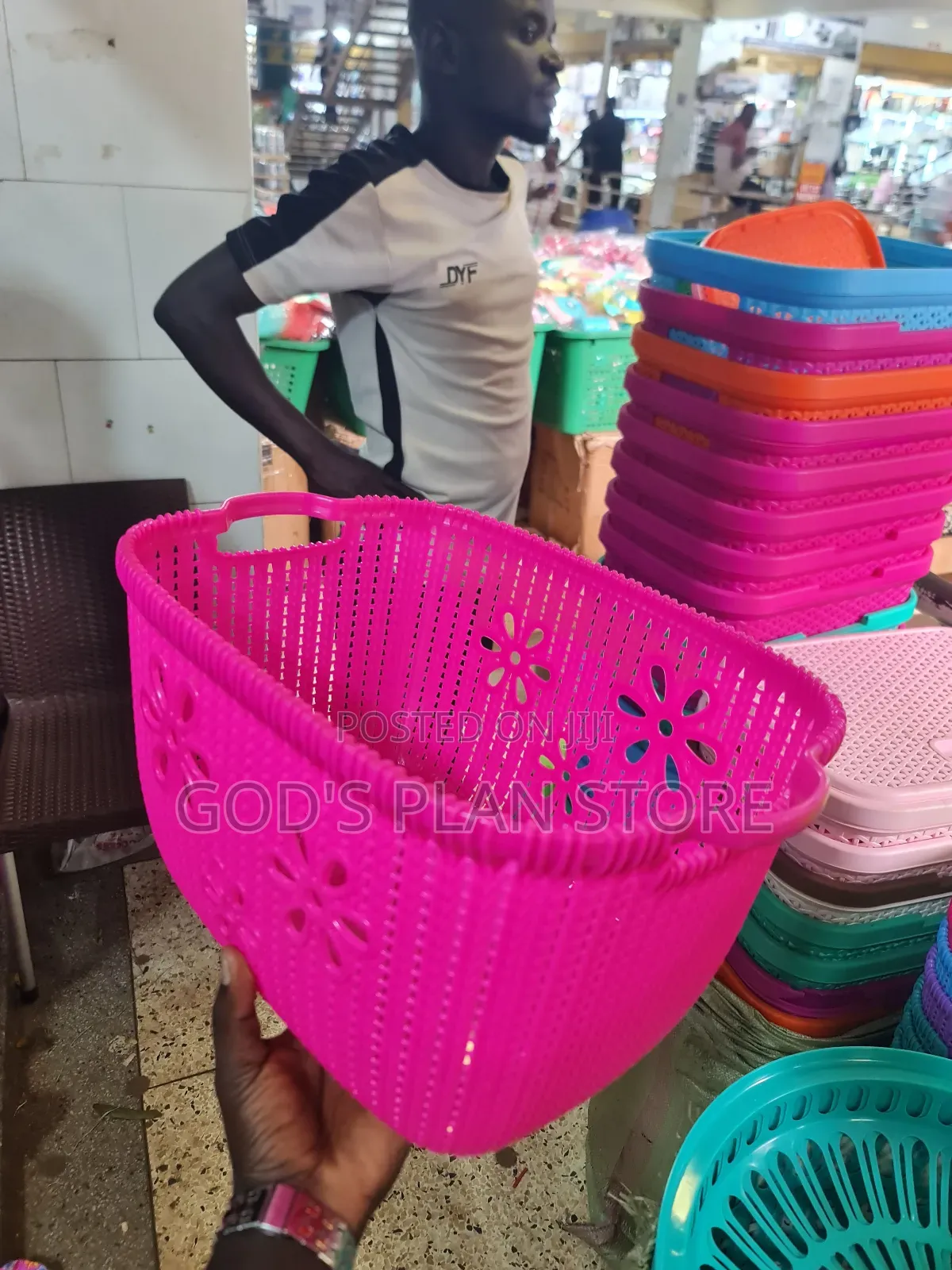 Unbreakable Multipurpose Plastic Basket Organizer
