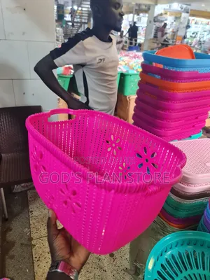 Unbreakable Multipurpose Plastic Basket Organizer