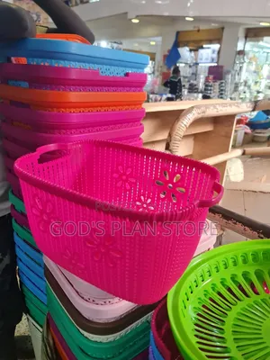 Unbreakable Multipurpose Plastic Basket Organizer