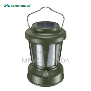 2in1 Usb and Top Mounted Solar-Rechargeable Led Camping Lantern