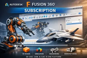 Autodesk Fusion 360 Subscription | 1 / 3 Years | Cad/Cam/Cae Software