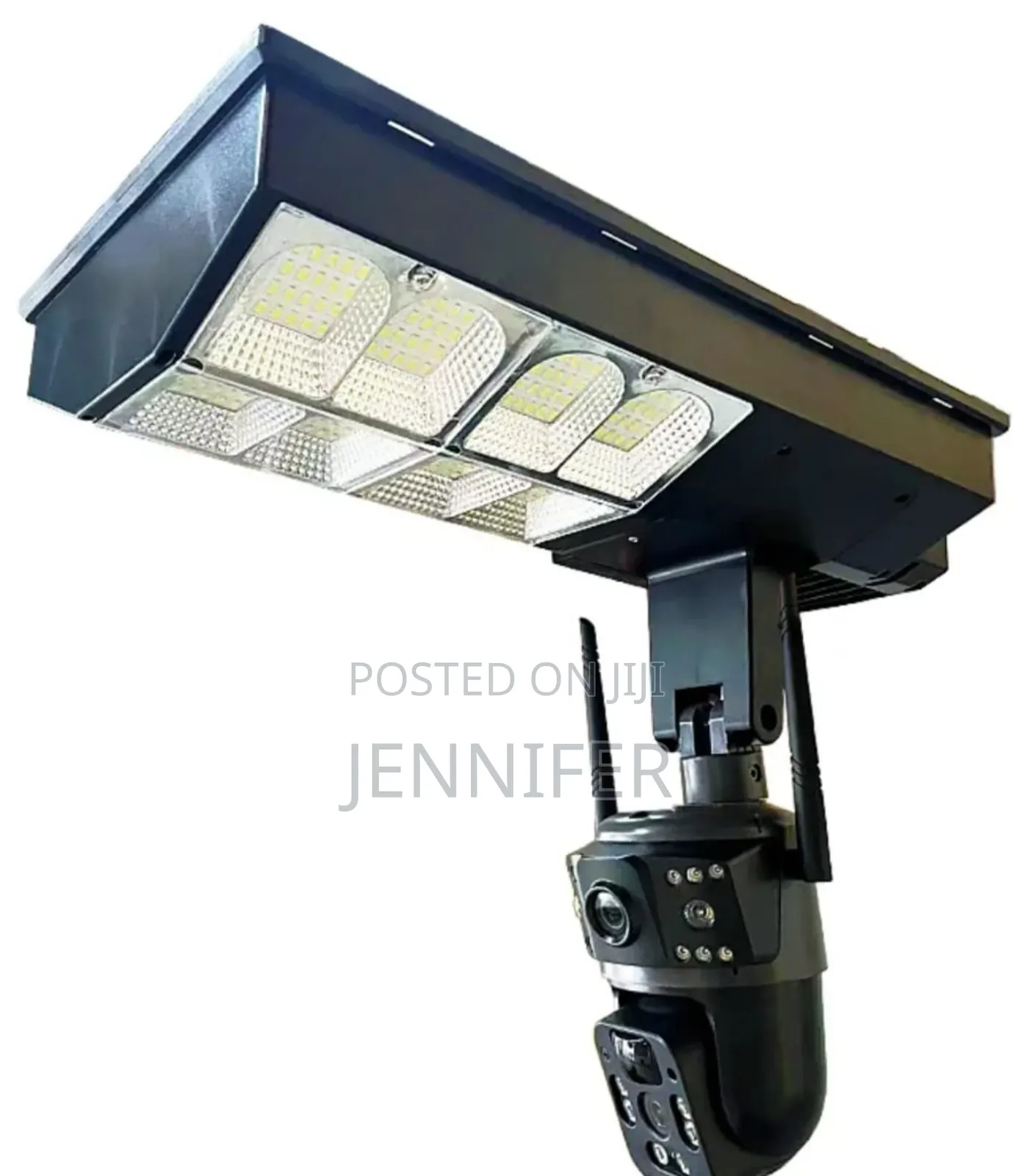 2-in-1 Solar-Powered Street Light and Ai Security Camera System