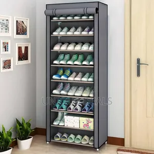 Shoe Rack With Fabric Cover, Shoe Cabinet