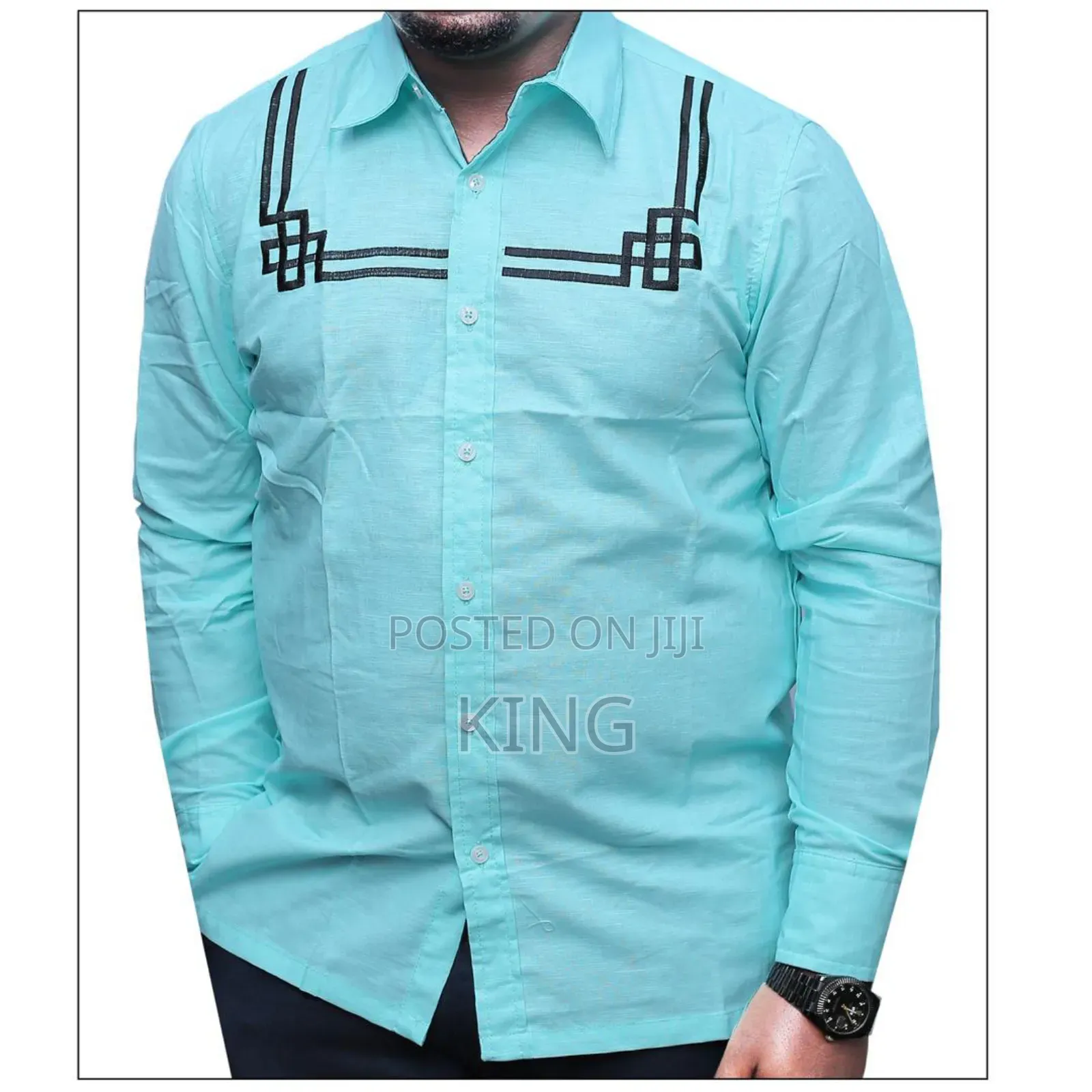 Vibrant Print Kitengi Shirt