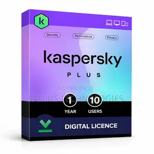 Kaspersky Plus Antivirus - Internet Security (10 Device, 1 Year)