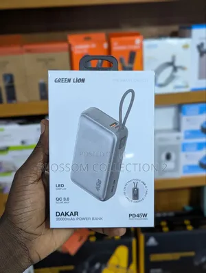 Green Lion Dakar 20000mah Portable Power Bank Led Display