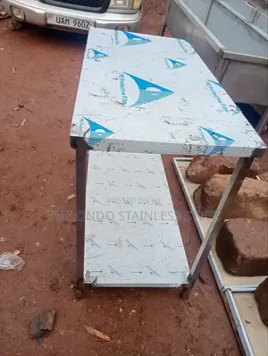 2_ Tray Stainless Steel Working Table