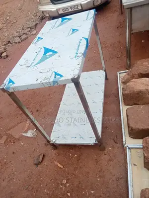 2_ Tray Stainless Steel Working Table