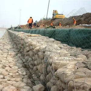 Green Coated Gabions Boxes