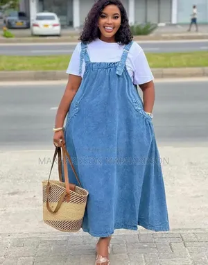 Sleeveless Women Jean Dress