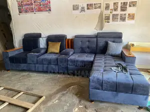 Furniture L Sofa Set