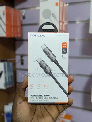 Porodo Powersync 240w High-Speed Usb-C Cable