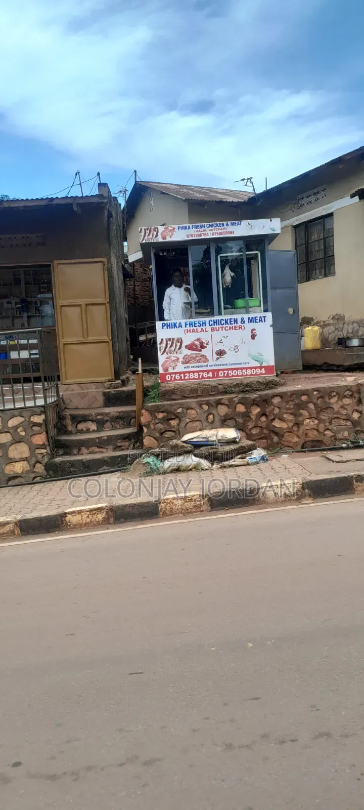 Beef and Chicken Butcher Shop.
