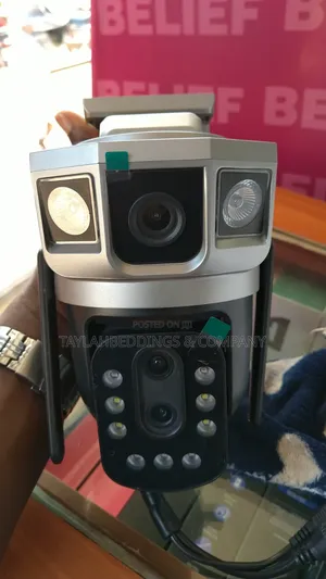 Black Wifi Camera With Electric (V380pro)