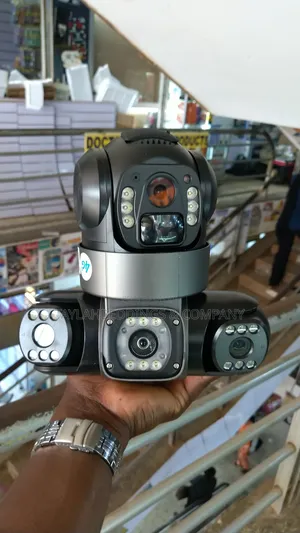 Triple Lens Security Camera 4g Solar Power Surveillance System Hd View