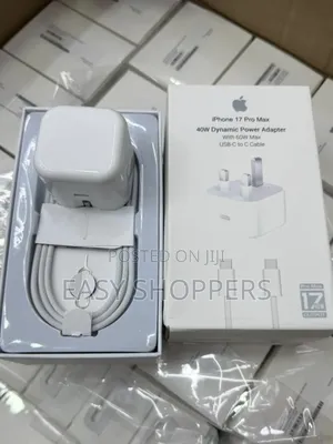 iPhone 17 Promax Fast Charger Apple 40w Dynamic Power Adapter