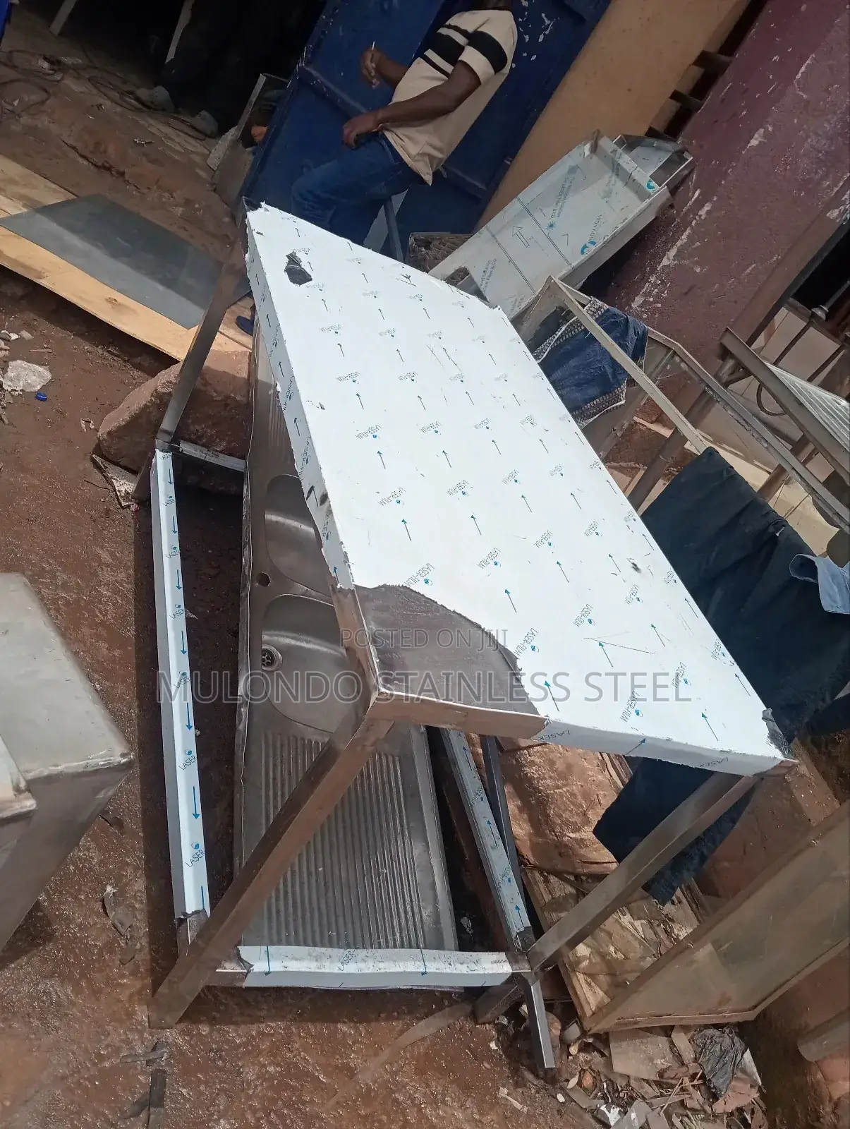 Commercial Stainless Working Table Single Tray