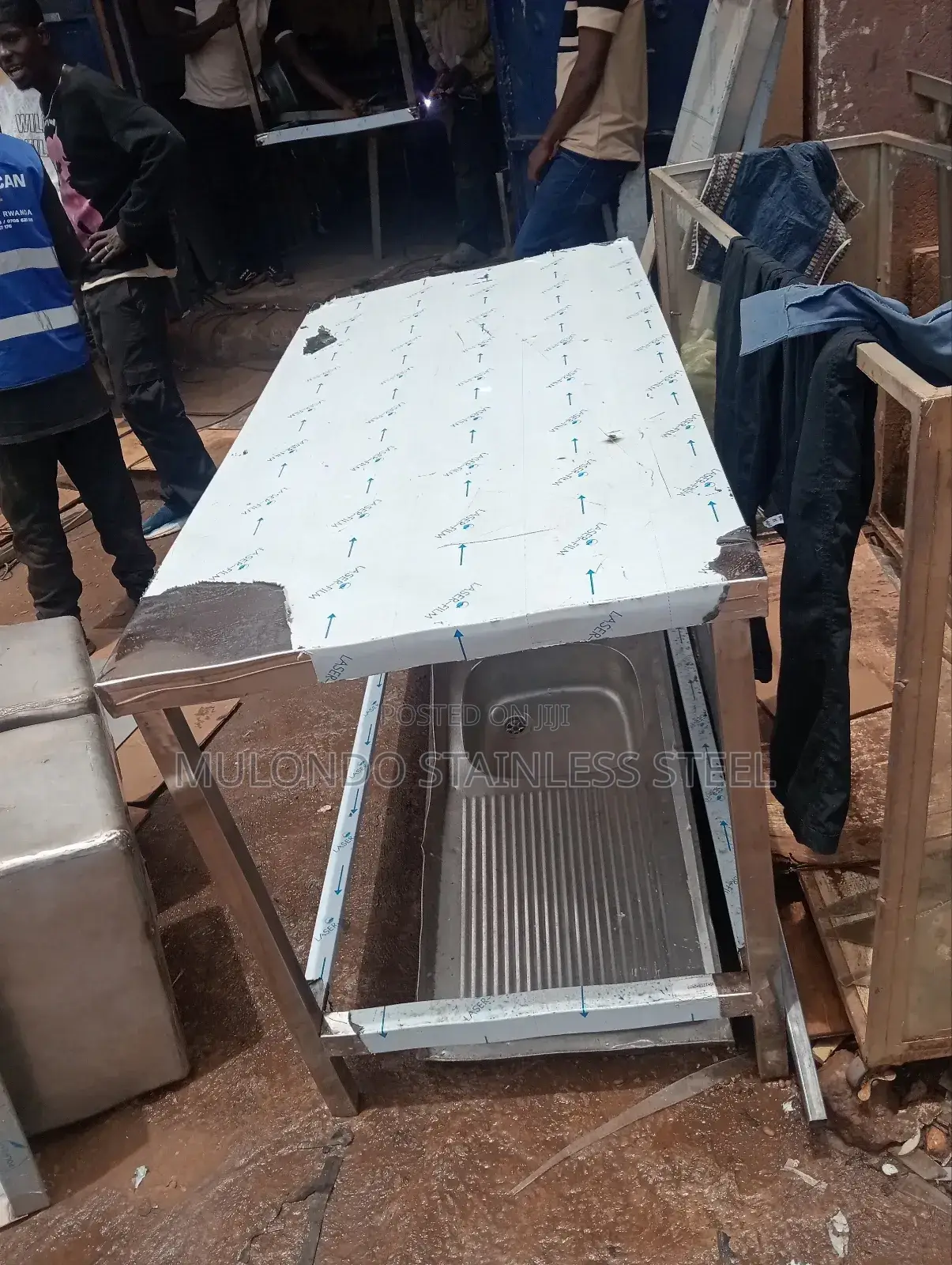 Commercial Stainless Working Table Single Tray