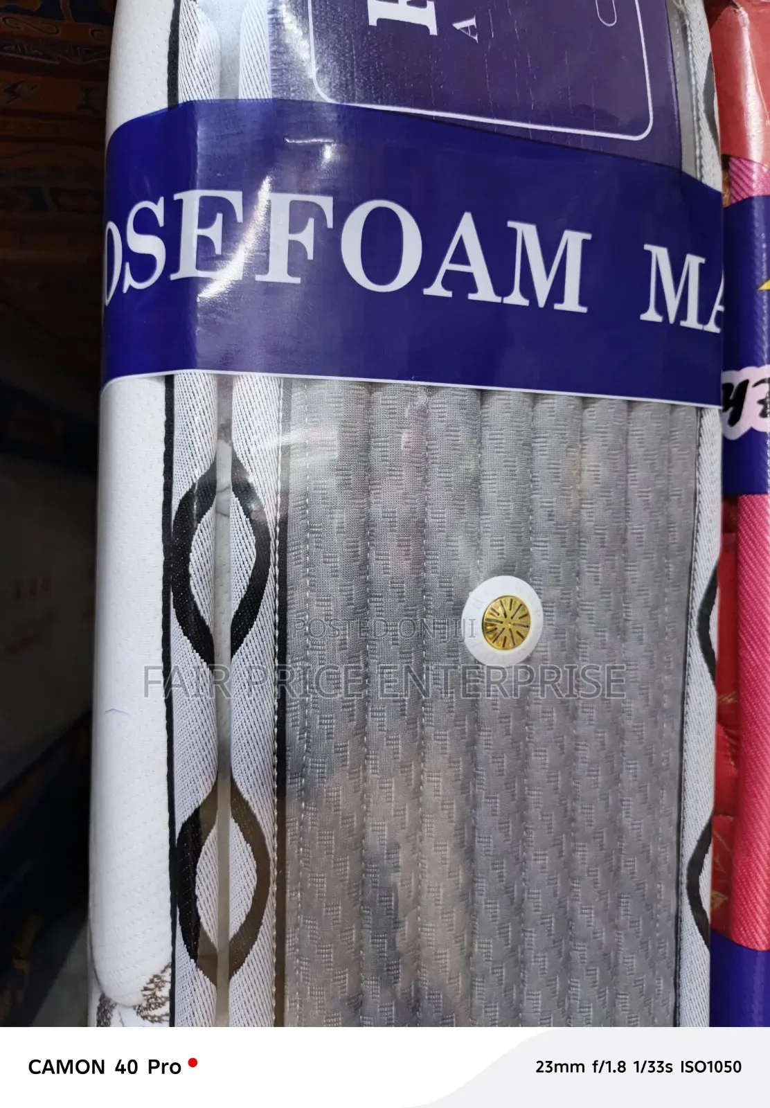 5x6 by 12 Inches. Noble Spring Mattress Double Layer. Rosefoam
