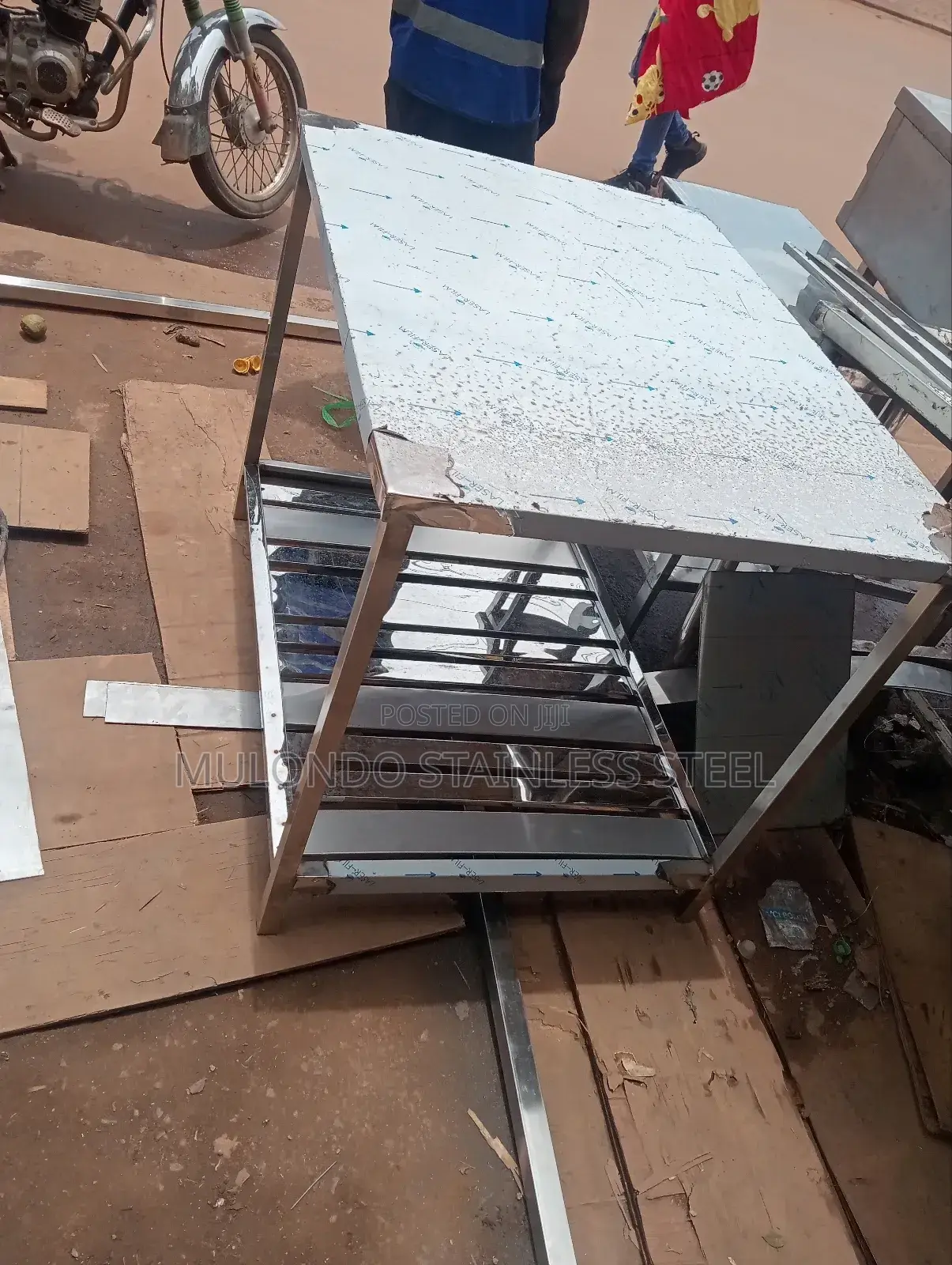 Stainless Steel Working Table Double