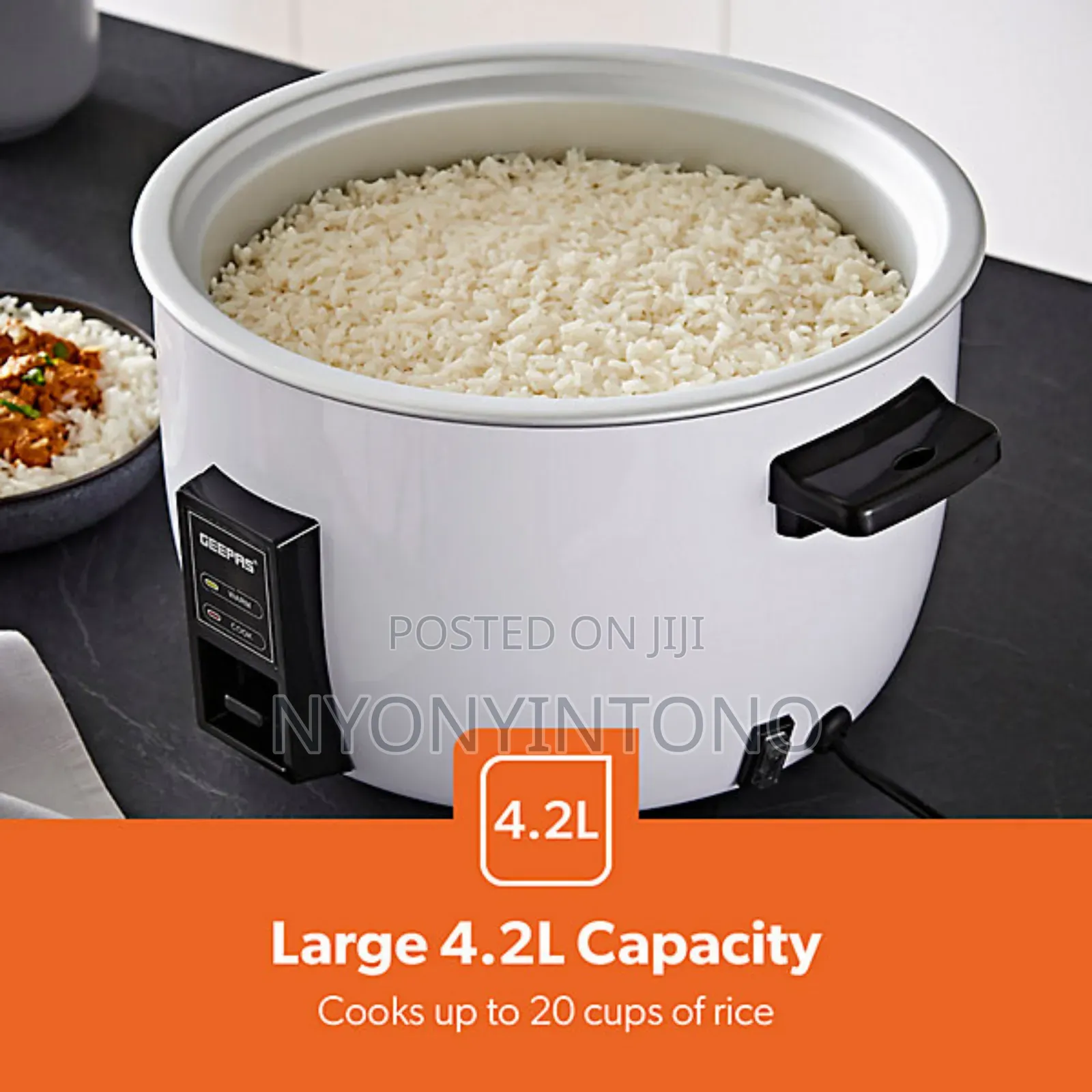 Geepas 4.2liters Electric Automatic Rice Cooker
