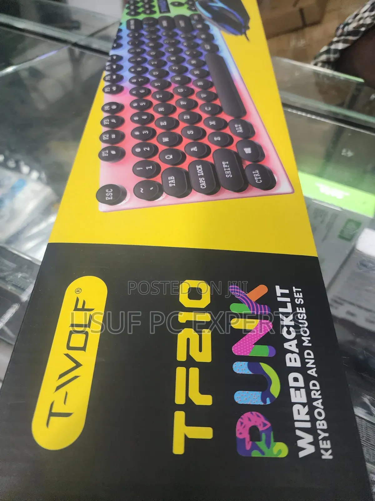 Gaming Keyboard and Mouse Wired Twolf Tf210
