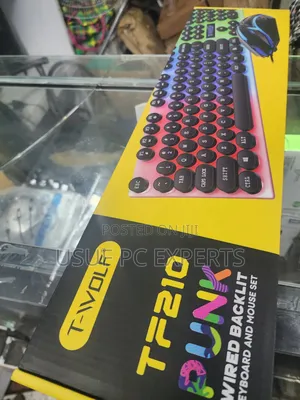 Gaming Keyboard and Mouse Wired Twolf Tf210