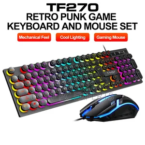 Gaming Keyboard and Mouse Wired Twolf Tf210