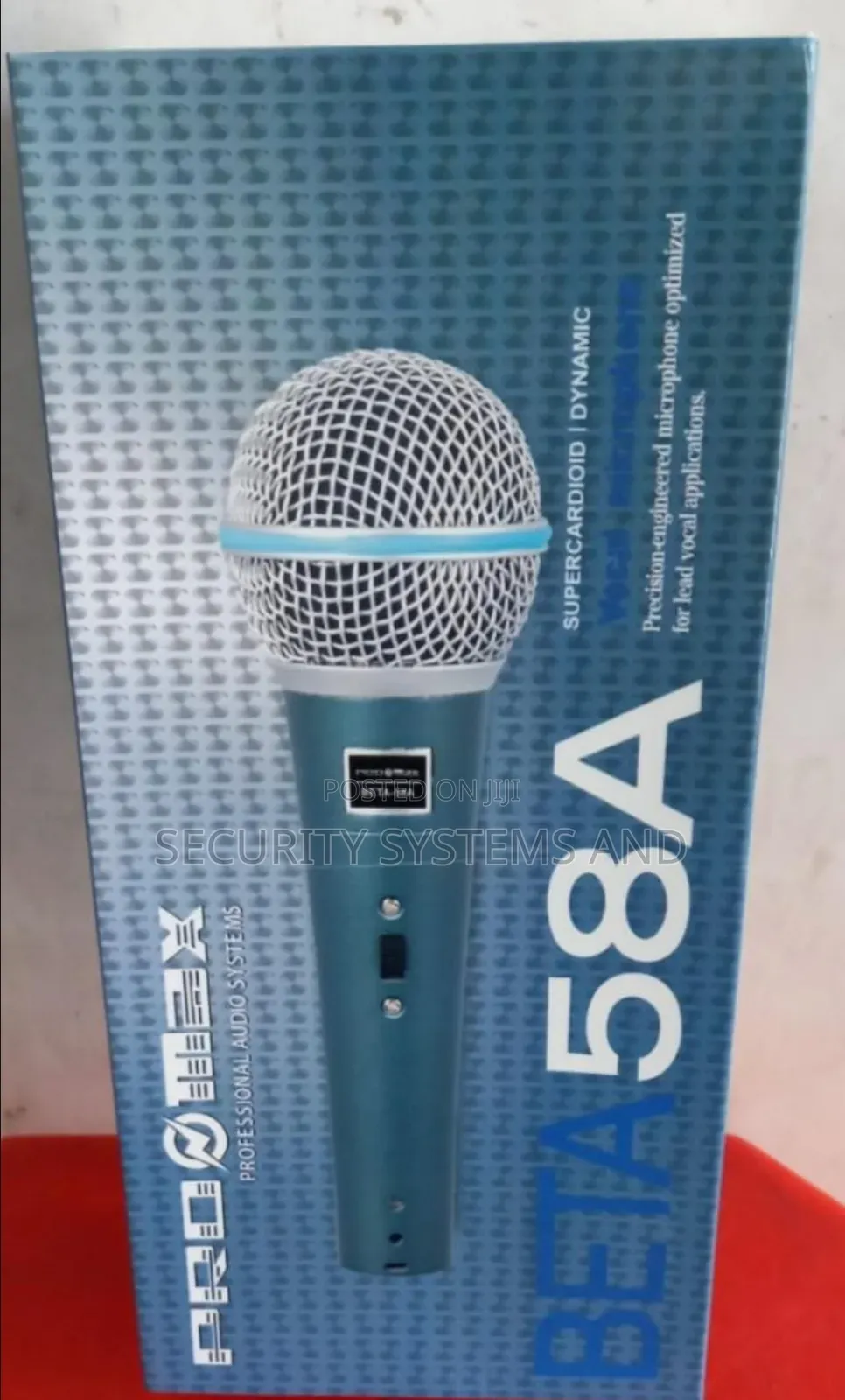 Beta-58a Dynamic Cardioid Wired Microphone
