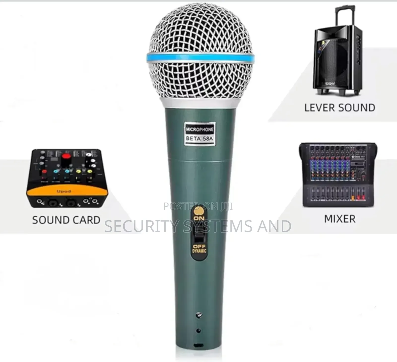 Beta-58a Dynamic Cardioid Wired Microphone