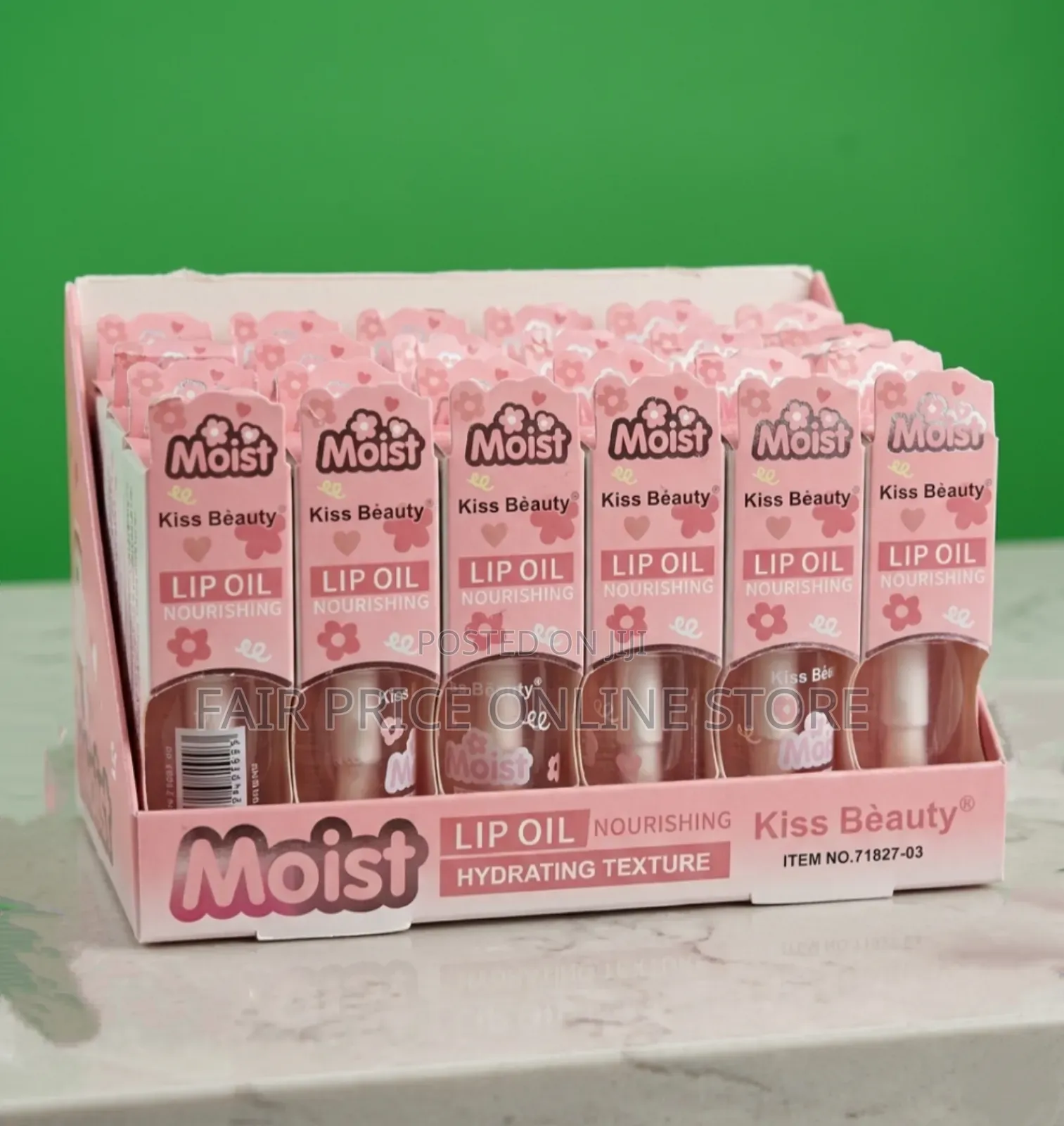 Moist Lip Oil (12 Pcs) / Dozen of Moist Kiss Beauty Lip Gloss