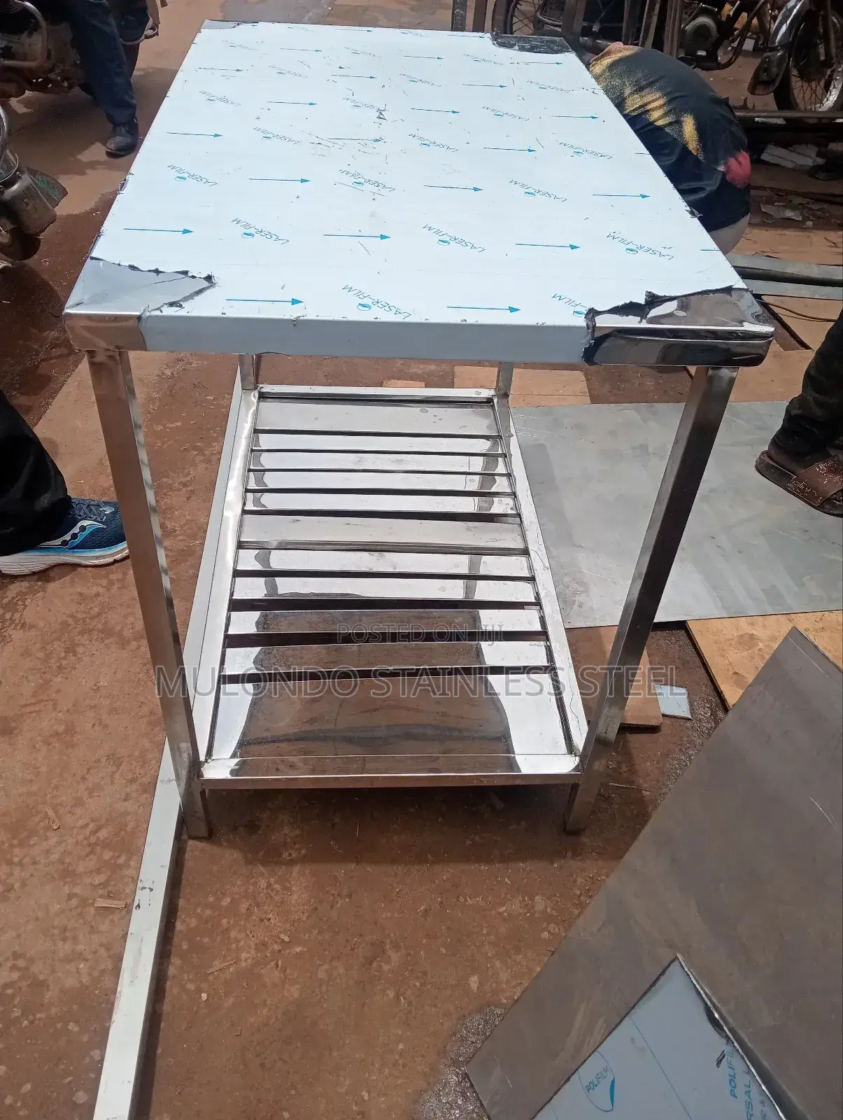 Stainless Steel Working Table 2_ Tray