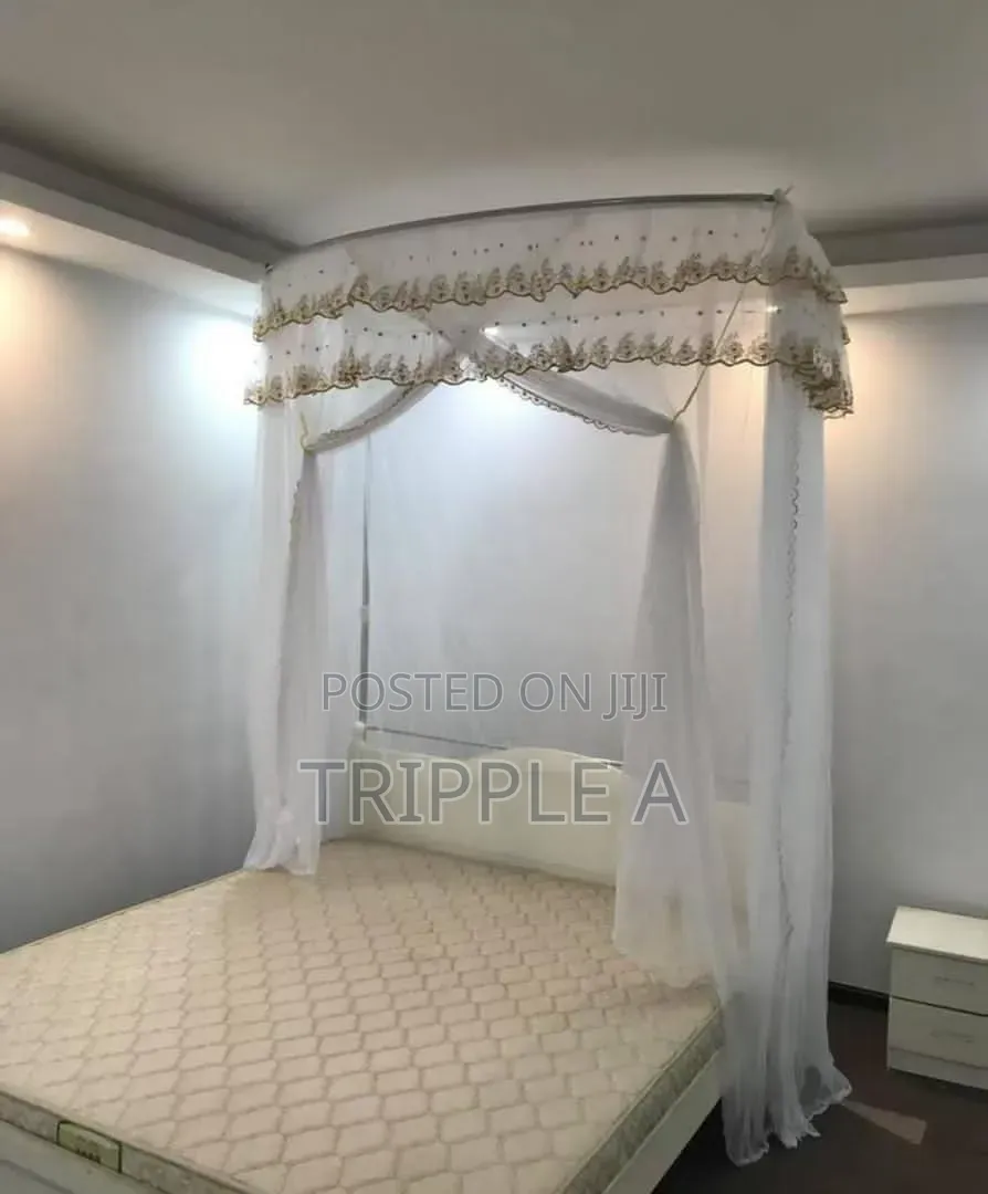 Luxurious Mosquito Net With 2 Stands