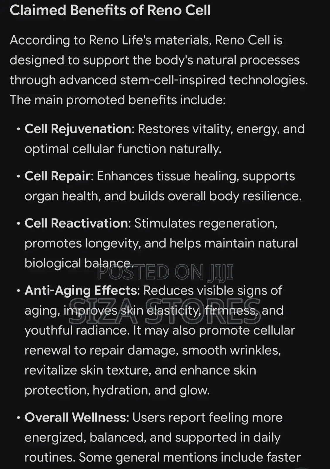 Reno Cell Plus