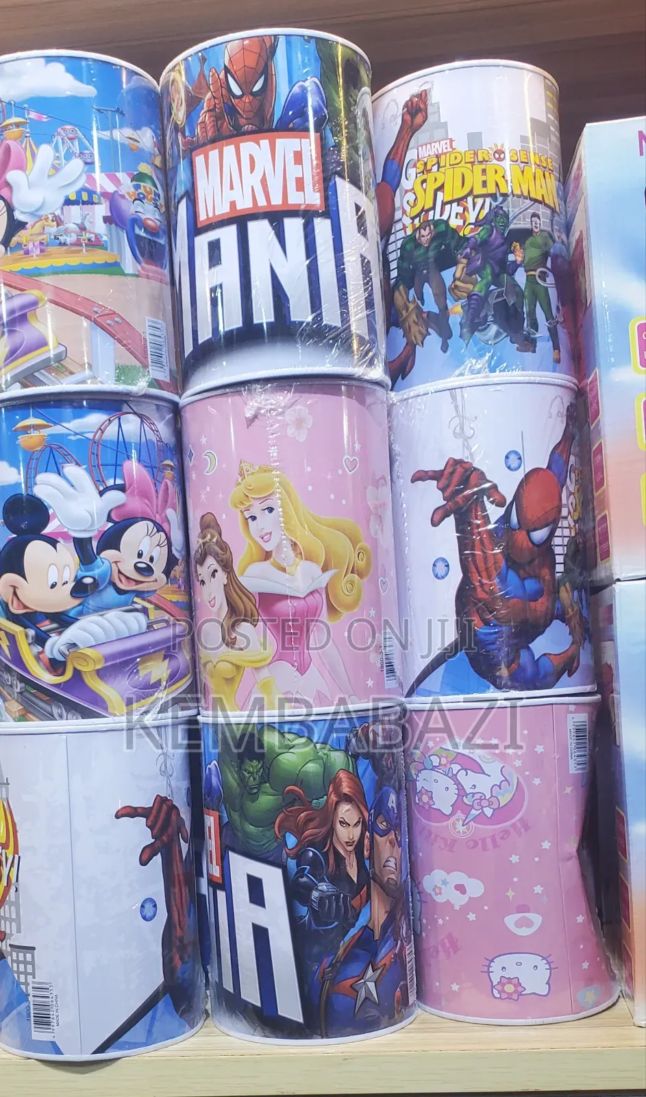 Cartoon-Themed Tin Piggy Banks