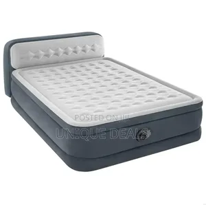 Intex Headboard Air Mattress With Built-in Electric Pump