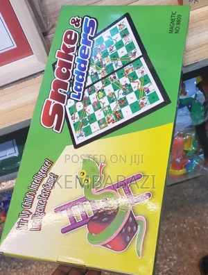 Magnetic Snakes Ladders Board Game.