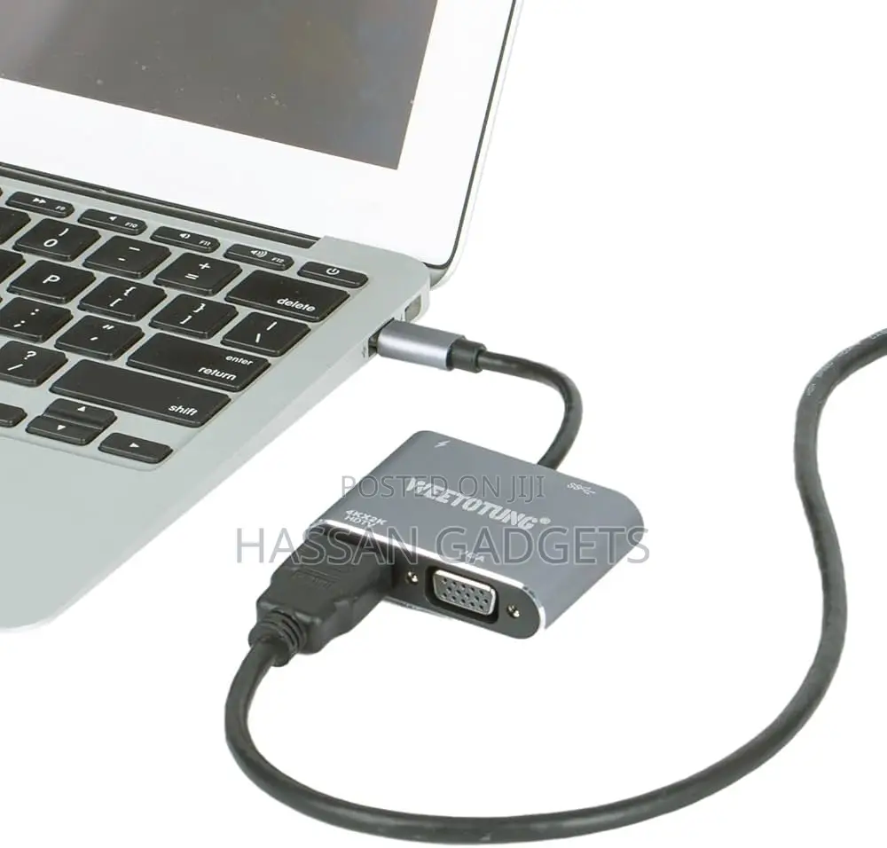Type C to Pd Hd,Vga, Usb Adapter 4in 1