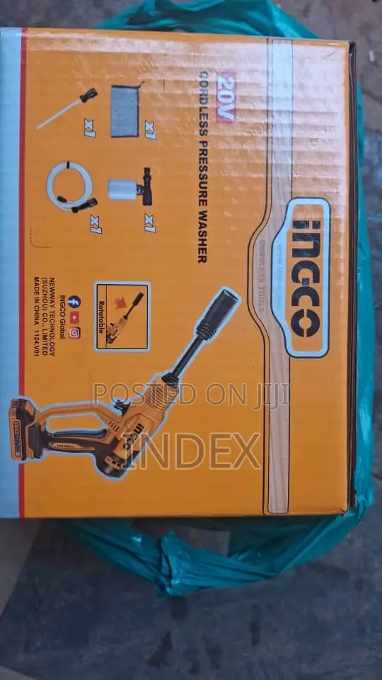 Ingco 20v Original Cordless Pressure Washer