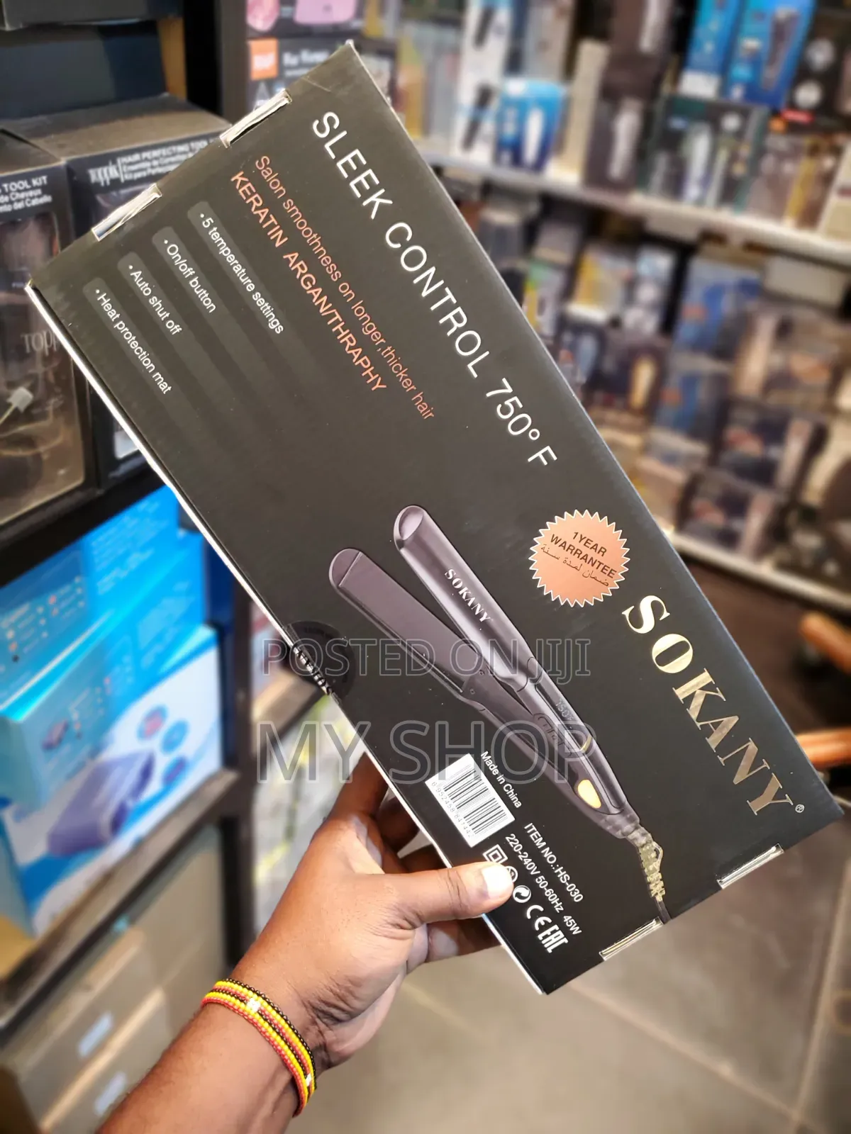 Electric Hair Iron With High Heat