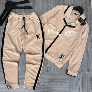 Louise Vuitton Two-Piece Tracksuit Set for Men