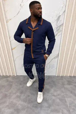 Louise Vuitton Two-Piece Tracksuit Set for Men